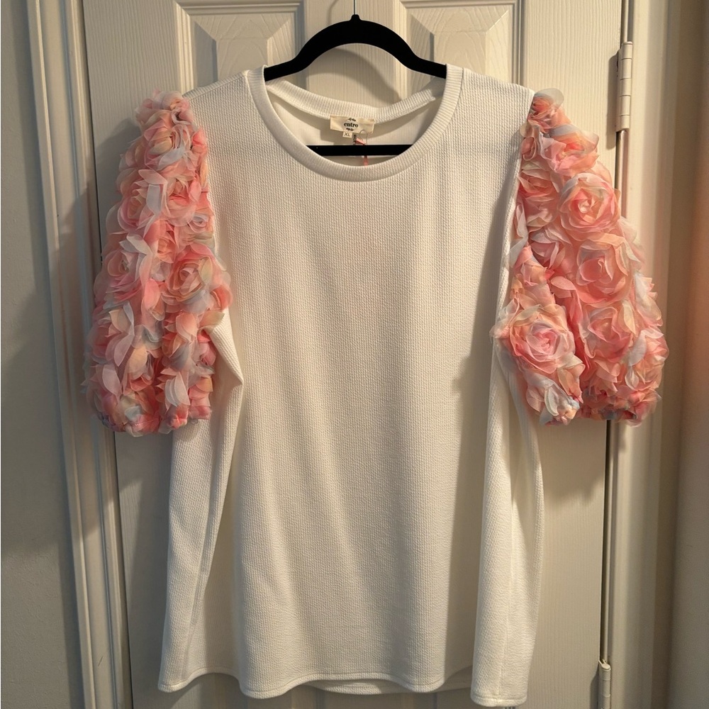 Entro XL Rose Puff Sleeve